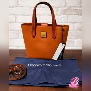 Dooney & Burke Tote Crossbody - Mini Waverly - Caramel - NWT